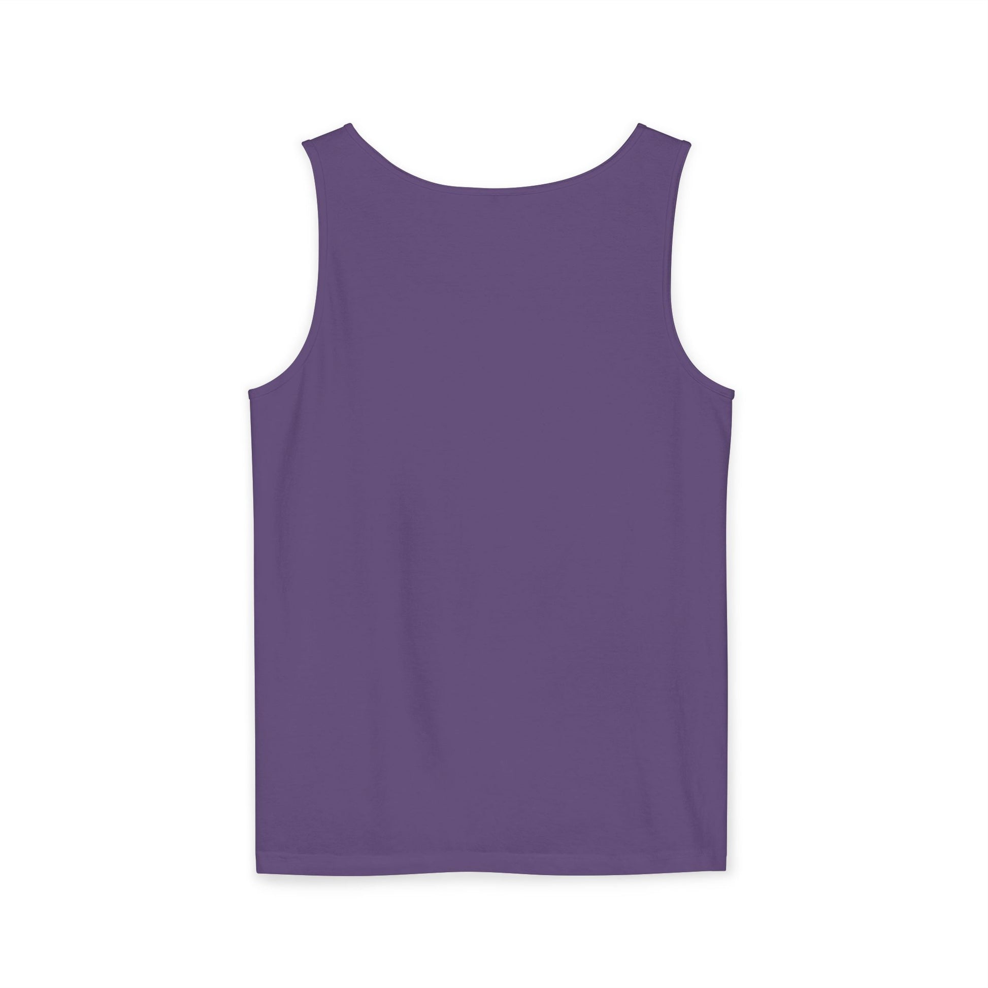 Bee-Inspired Garment-Dyed Tank Top, Youthful Vibe, Summer Wear, Gift for Her, Nature Lover's Apparel, Floral Design