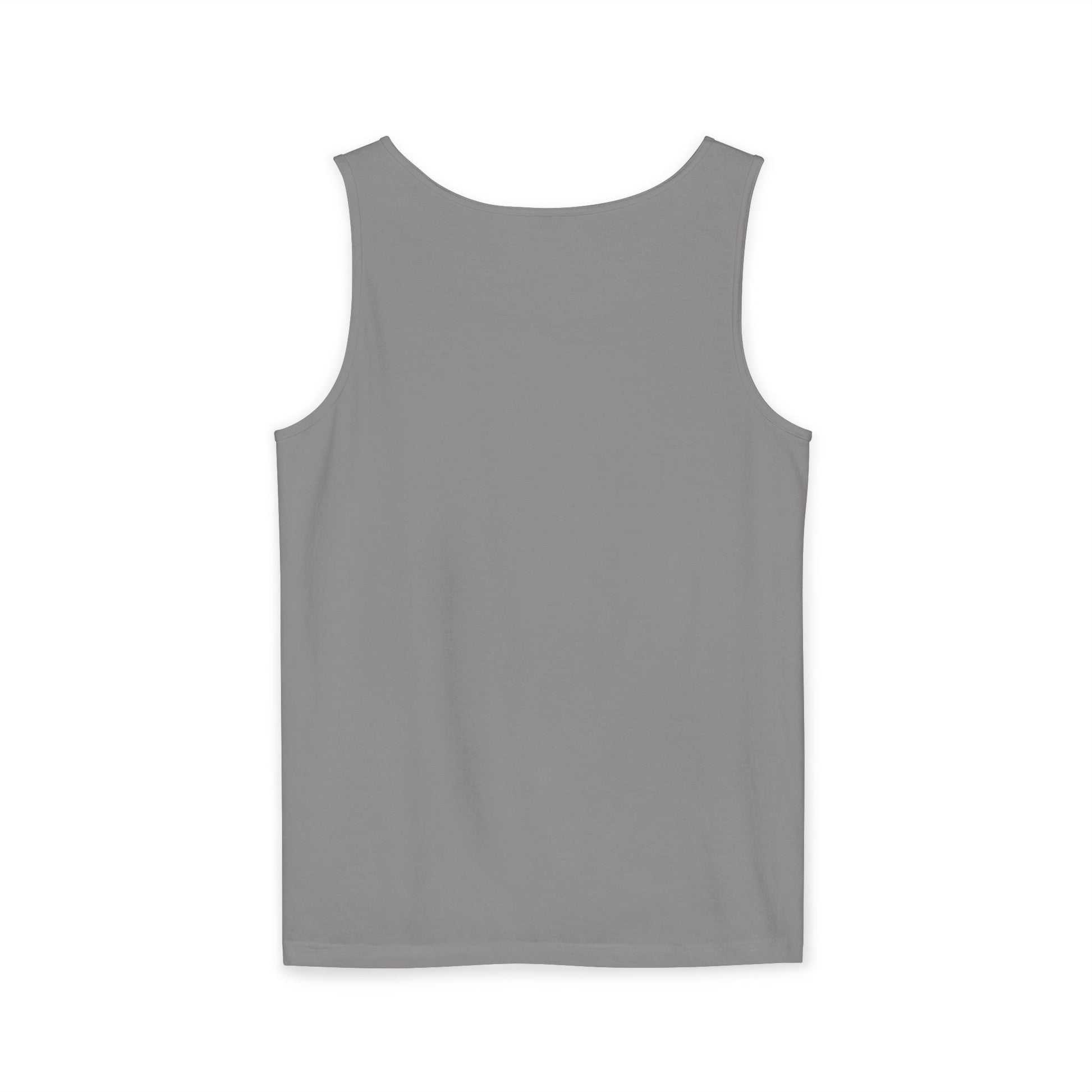 Bee-Inspired Garment-Dyed Tank Top, Youthful Vibe, Summer Wear, Gift for Her, Nature Lover's Apparel, Floral Design
