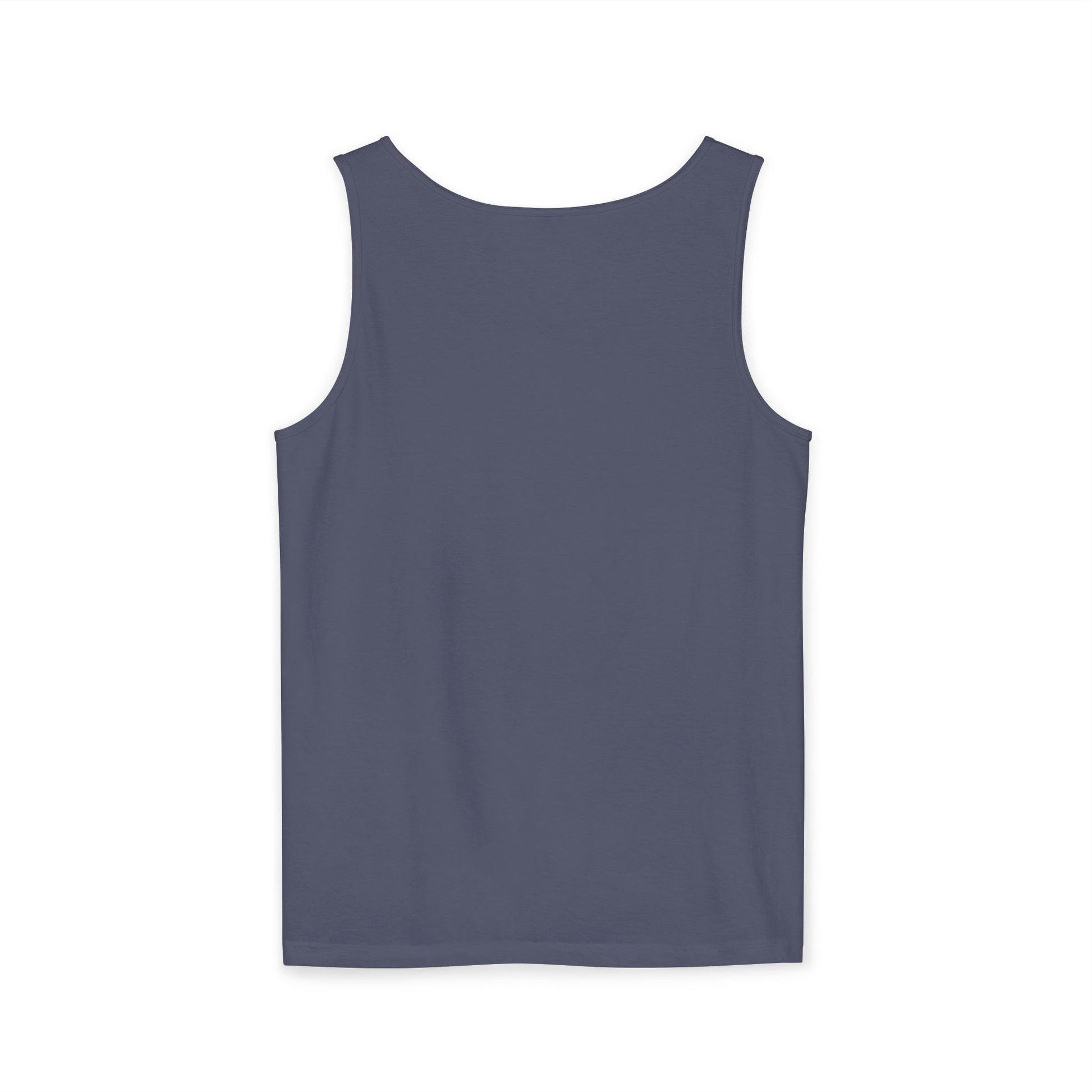 Bee-Inspired Garment-Dyed Tank Top, Youthful Vibe, Summer Wear, Gift for Her, Nature Lover's Apparel, Floral Design